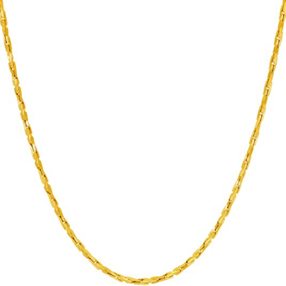 1.7mm Twisted Cobra Chain Necklace