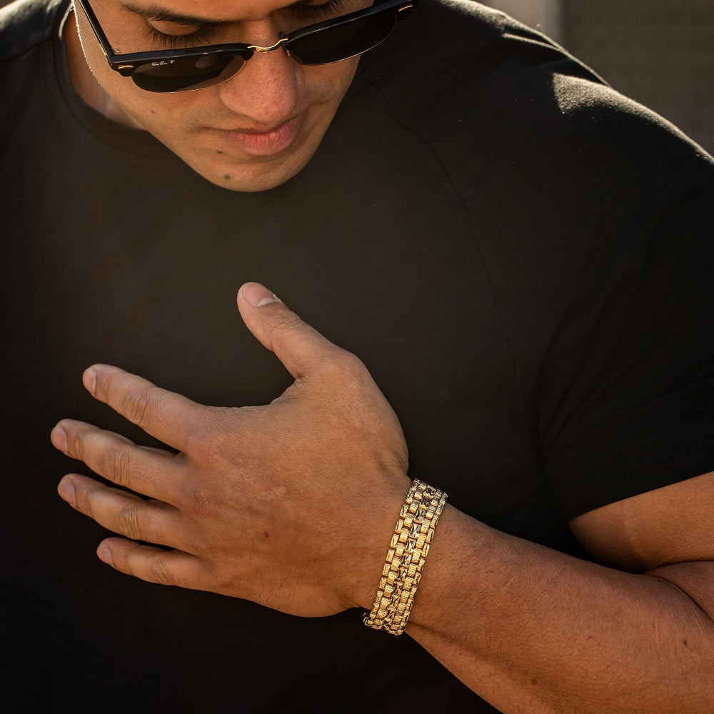18mm Wide Brick Bracelet