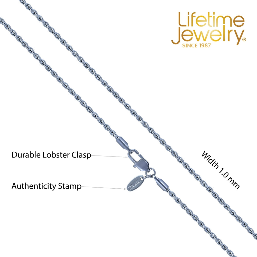 1mm Rope Chain Necklace