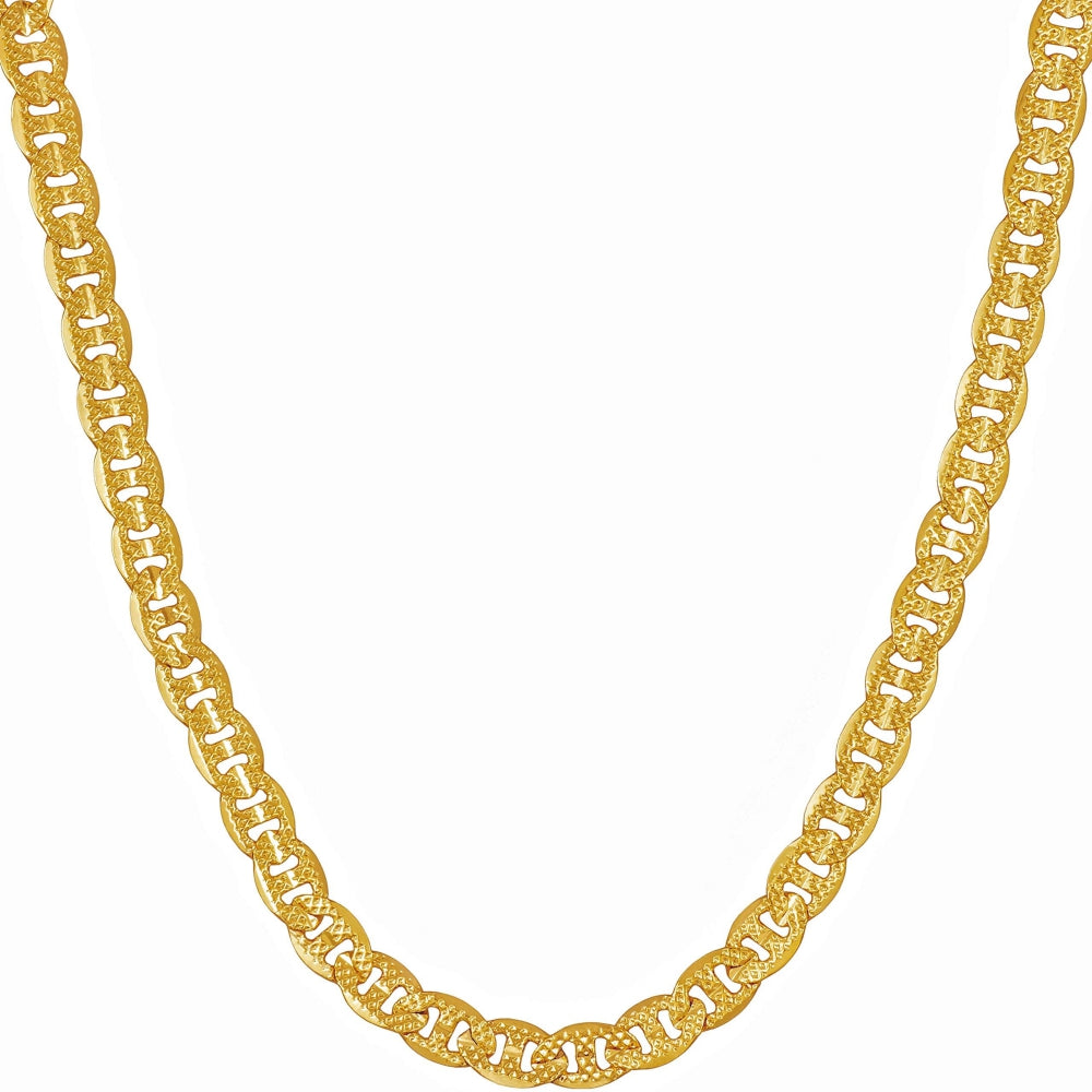 3mm Crushed Mariner Chain Necklace