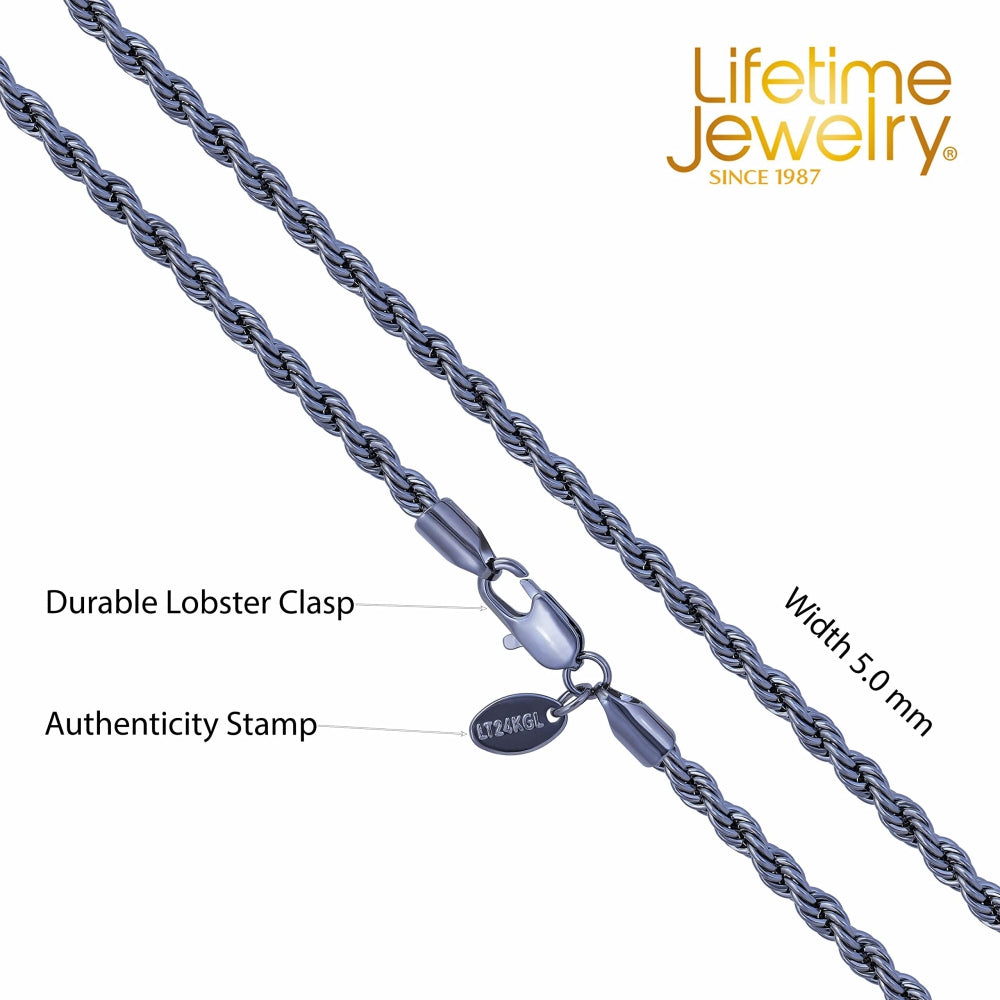 5mm Rope Chain Necklace