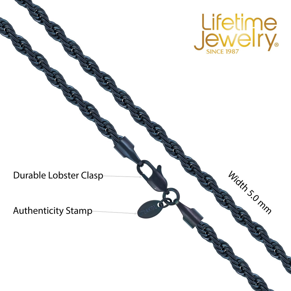 5mm Rope Chain Necklace