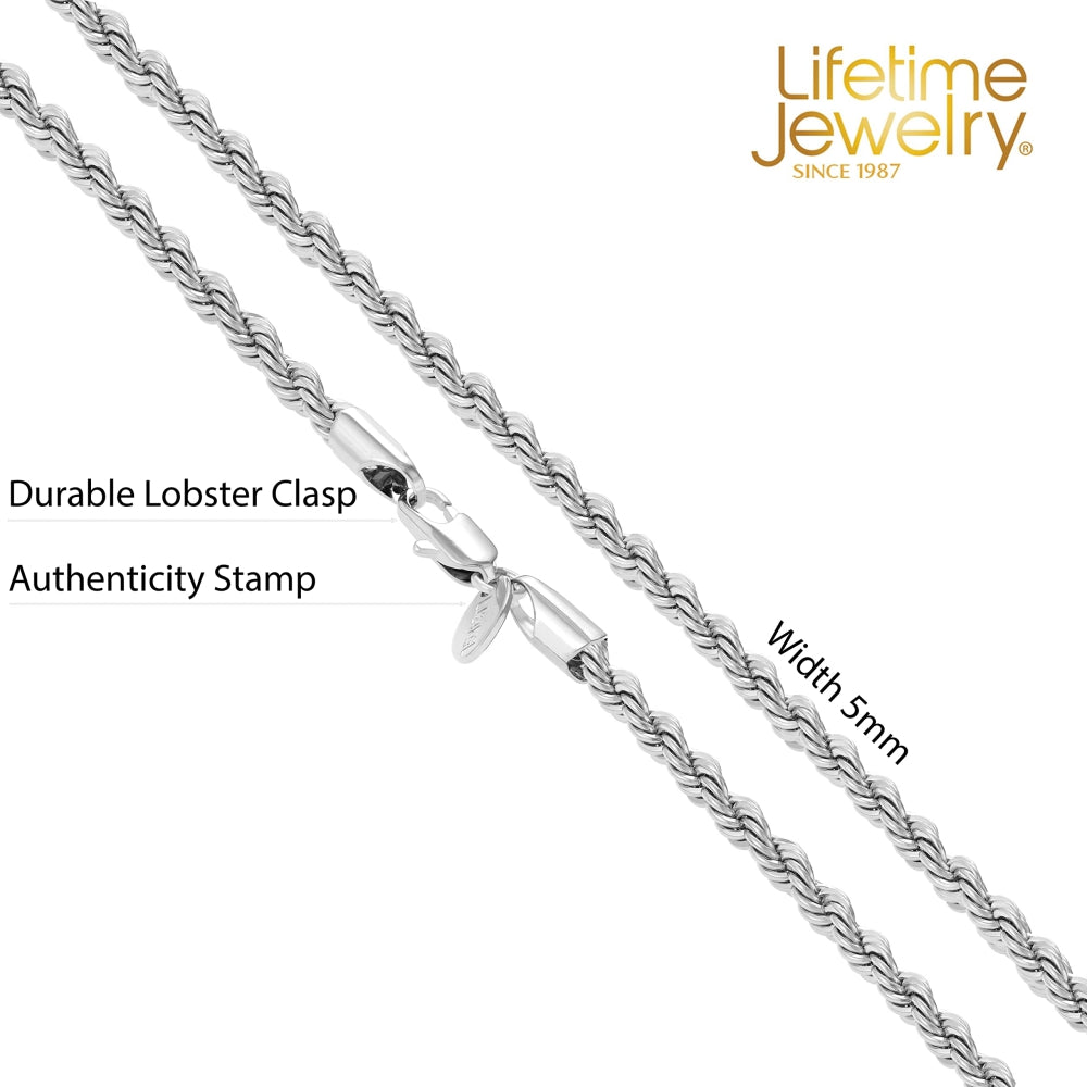 5mm Rope Chain Necklace