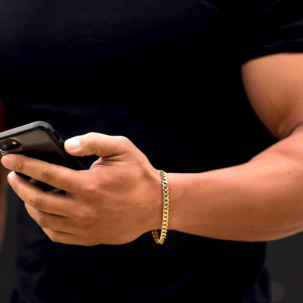 6mm Cuban Link Chain Bracelet