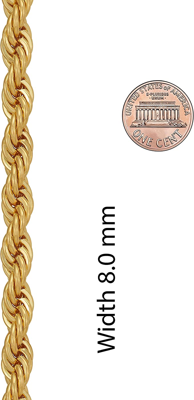 8mm Rope Chain