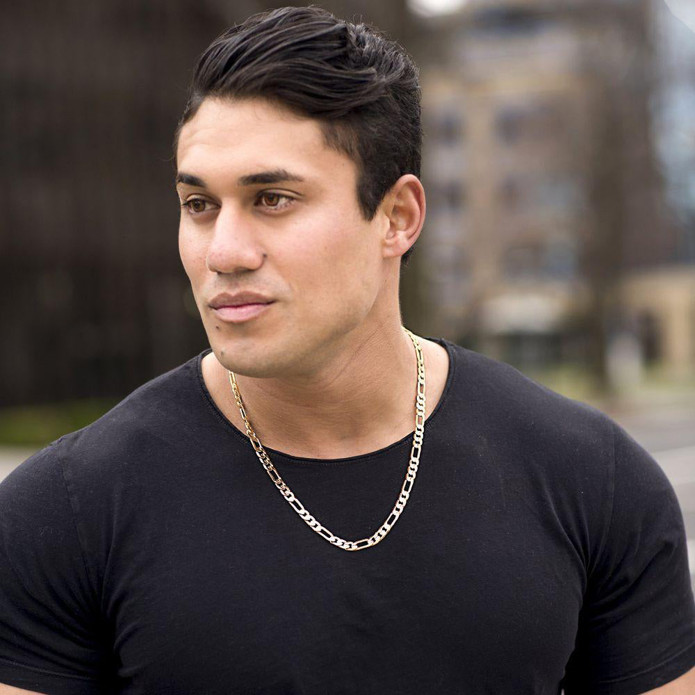 7mm Figaro Chain Figaro Chain Diamond Cut