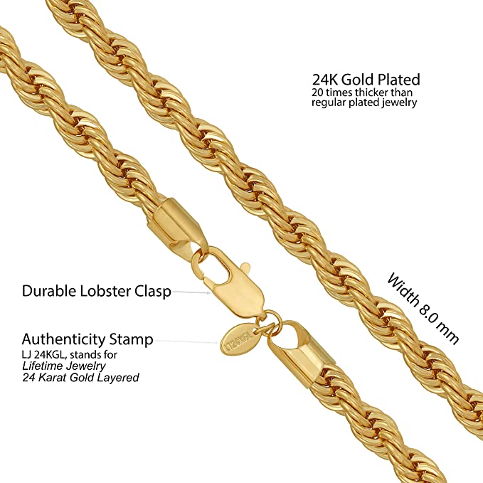 8mm Rope Chain