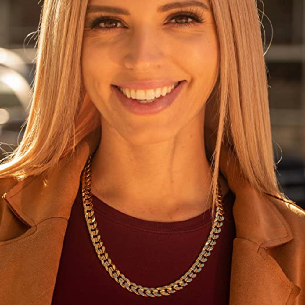 9.5mm Cuban Link Chain Necklace