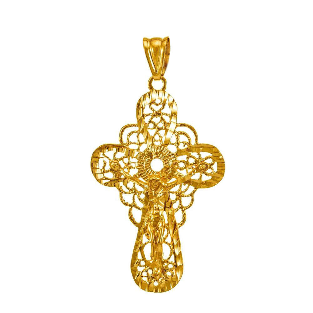 Extra Large Filigree Crucifix