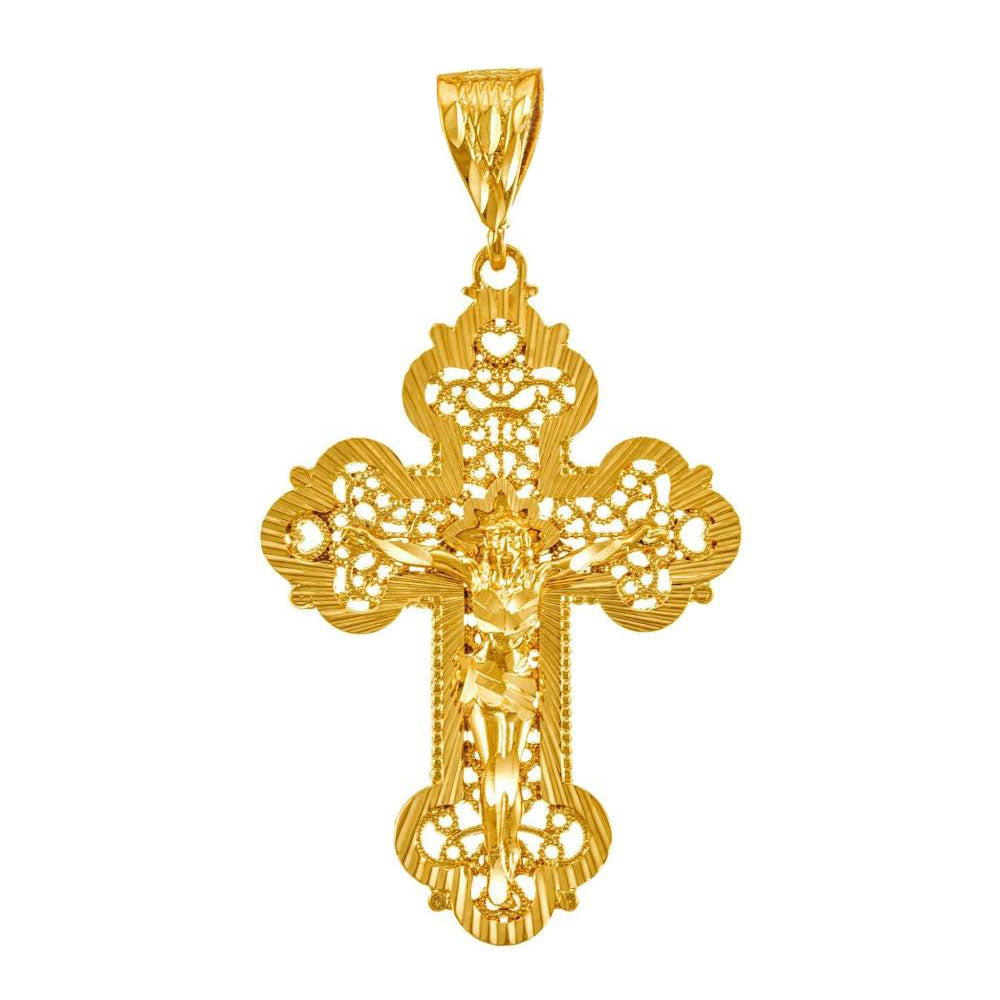 Extra Large Filigree Crucifix