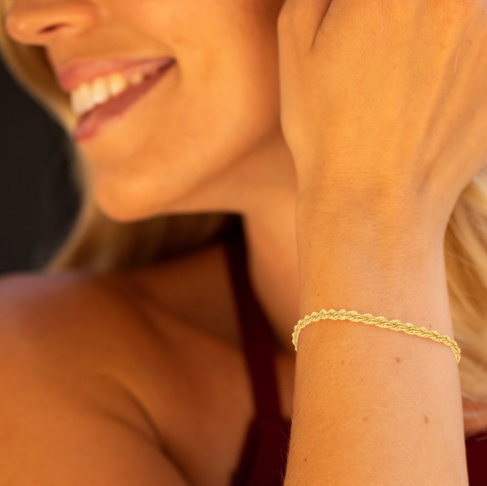 2mm Rope Chain Bracelet