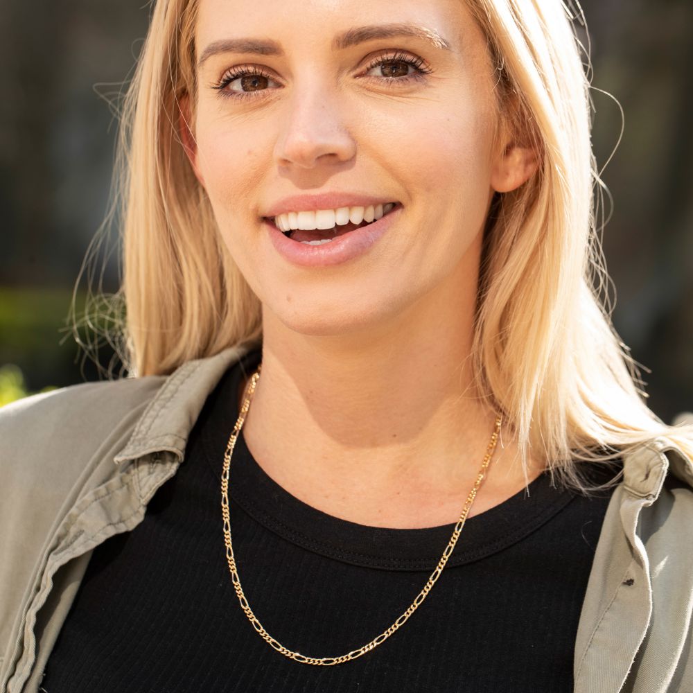 3.5mm Figaro Chain Necklace Figaro Chain Round