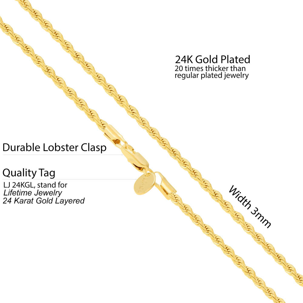 3mm Rope Chain