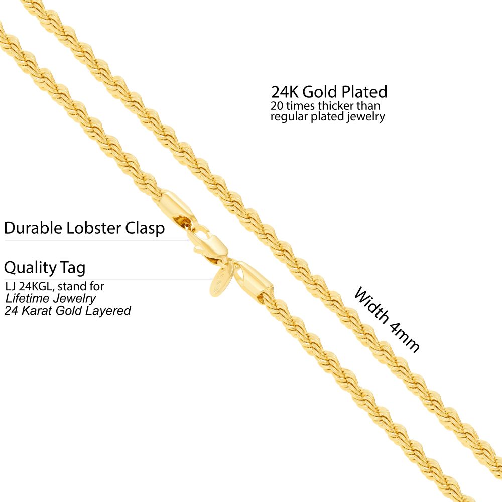 4mm Rope Chain (Discounted)