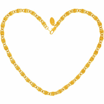 5mm Diamond Cut Scroll Anklet