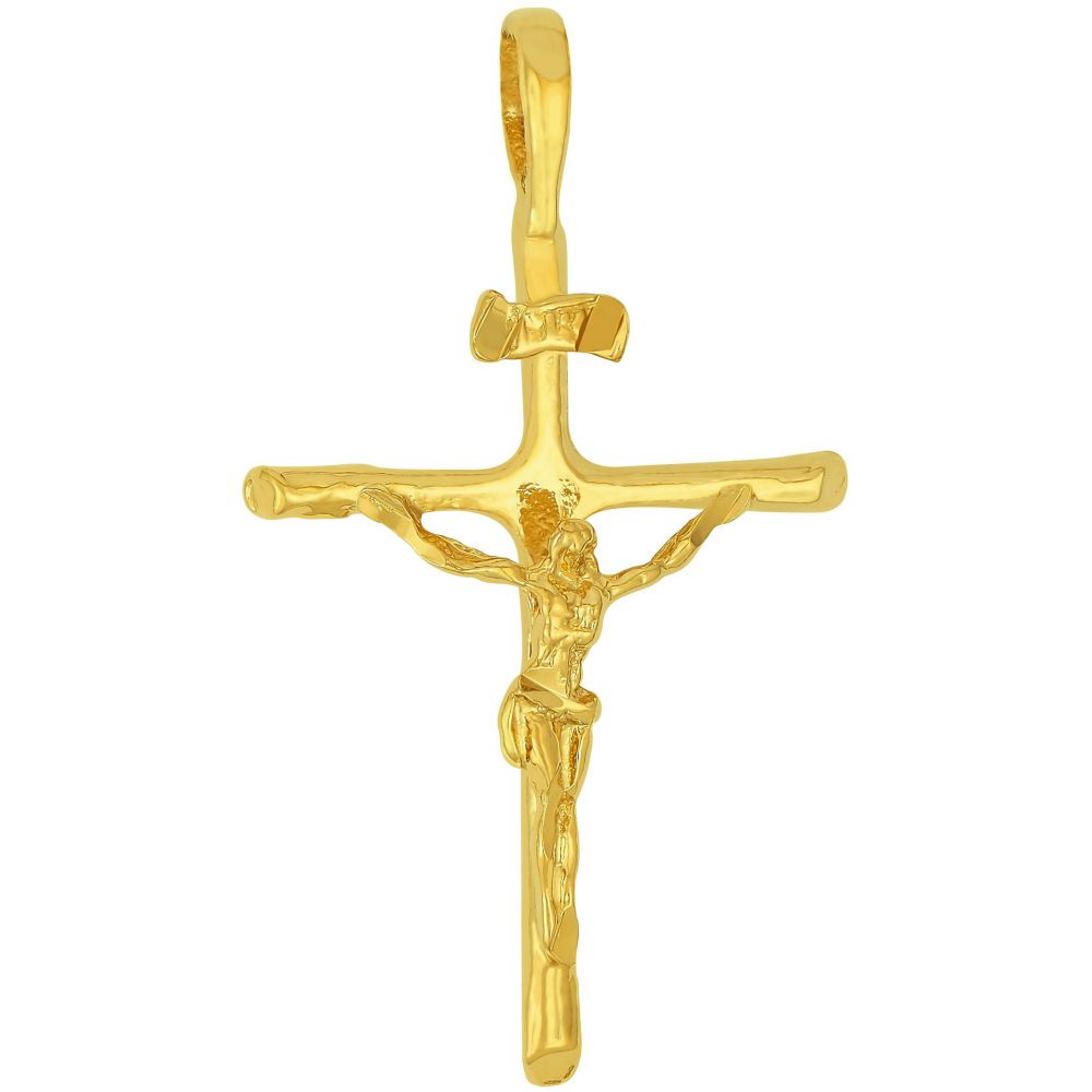 Classic Jesus Crucifix (with or without Pendant Chain)