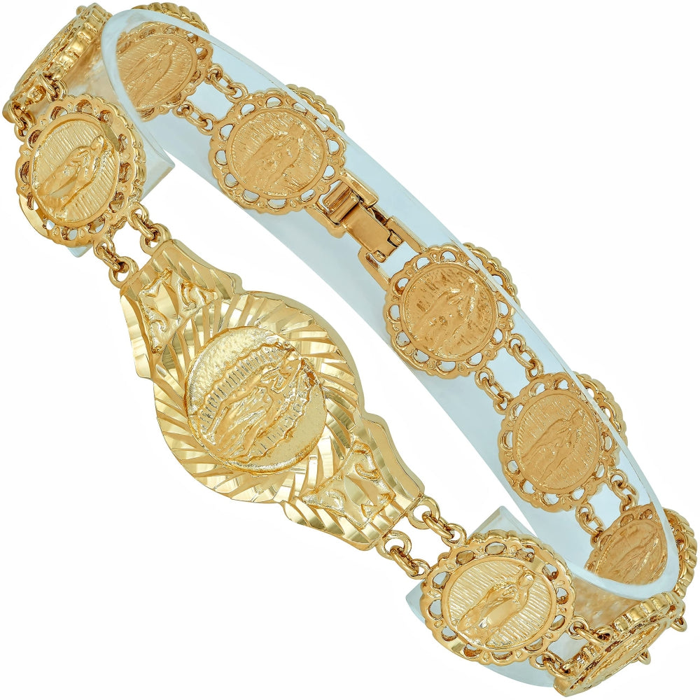 Lady of Guadalupe Emblem Link Bracelet